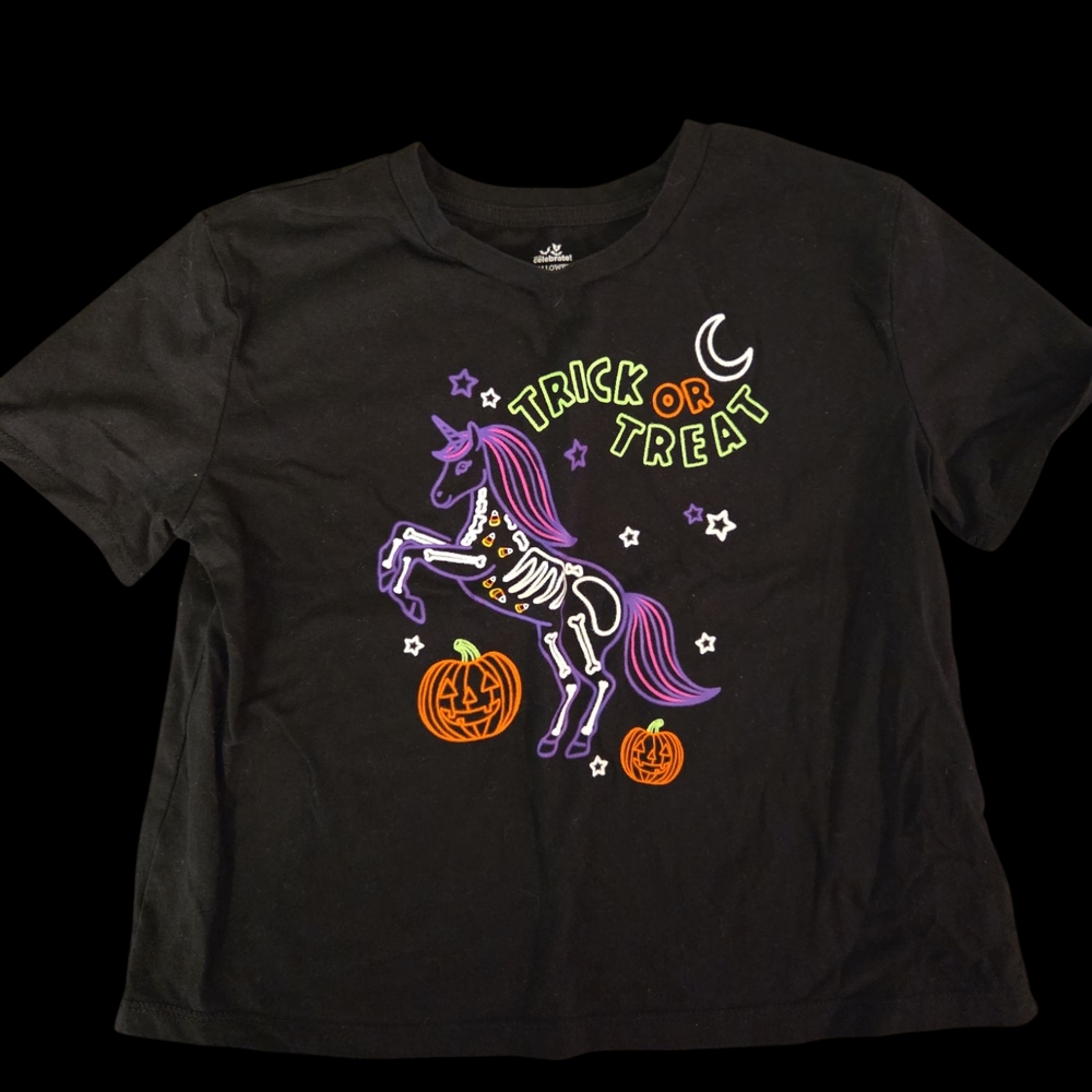 Halloween Graphic T-Shirts - Black and Orange Size S And L - Picture 2 of 7